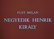 IV. Henrik király (1980)